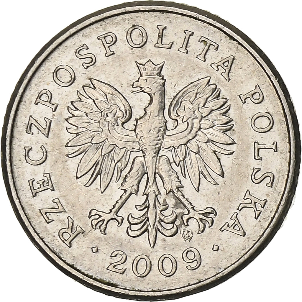 Polen, 10 Groszy, 2009, Warsaw, Kupfer-Nickel, VZ, KM:279