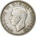 Groot Bretagne, George VI, Florin, Two Shillings, 1941, Zilver, ZF, KM:855