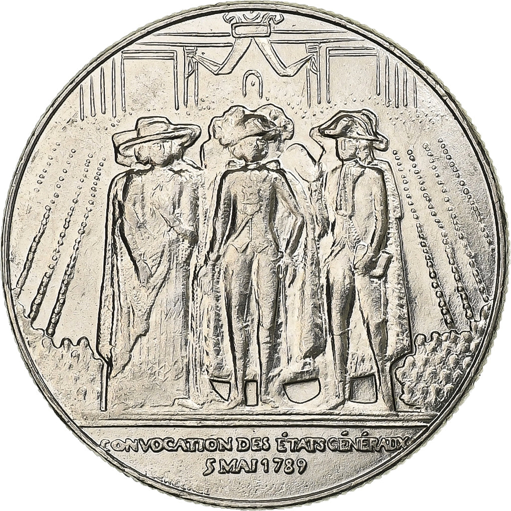 Francia, Franc, États généraux, 1989, Paris, Nichel, BB+, Gadoury:477, KM:967