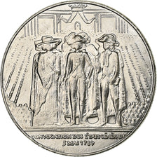 France, Franc, États généraux, 1989, Paris, Nickel, AU(50-53), Gadoury:477