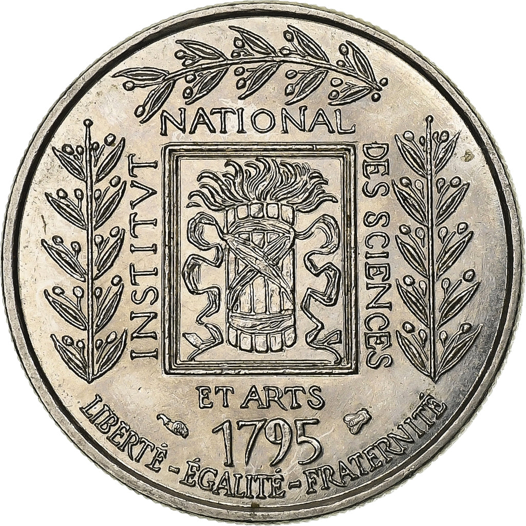 Francia, Franc, Institut, 1995, Paris, Níquel, MBC+, Gadoury:480, KM:1133
