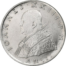 CIUDAD DEL VATICANO, John XXIII, 100 Lire, 1960, Rome, Acero inoxidable, EBC