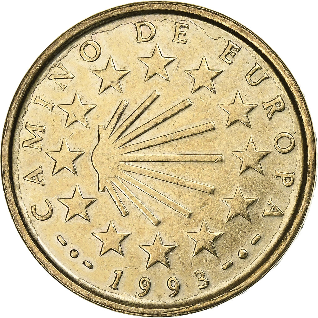 España, Juan Carlos I, 100 Pesetas, 1993, Madrid, Aluminio - bronce, EBC