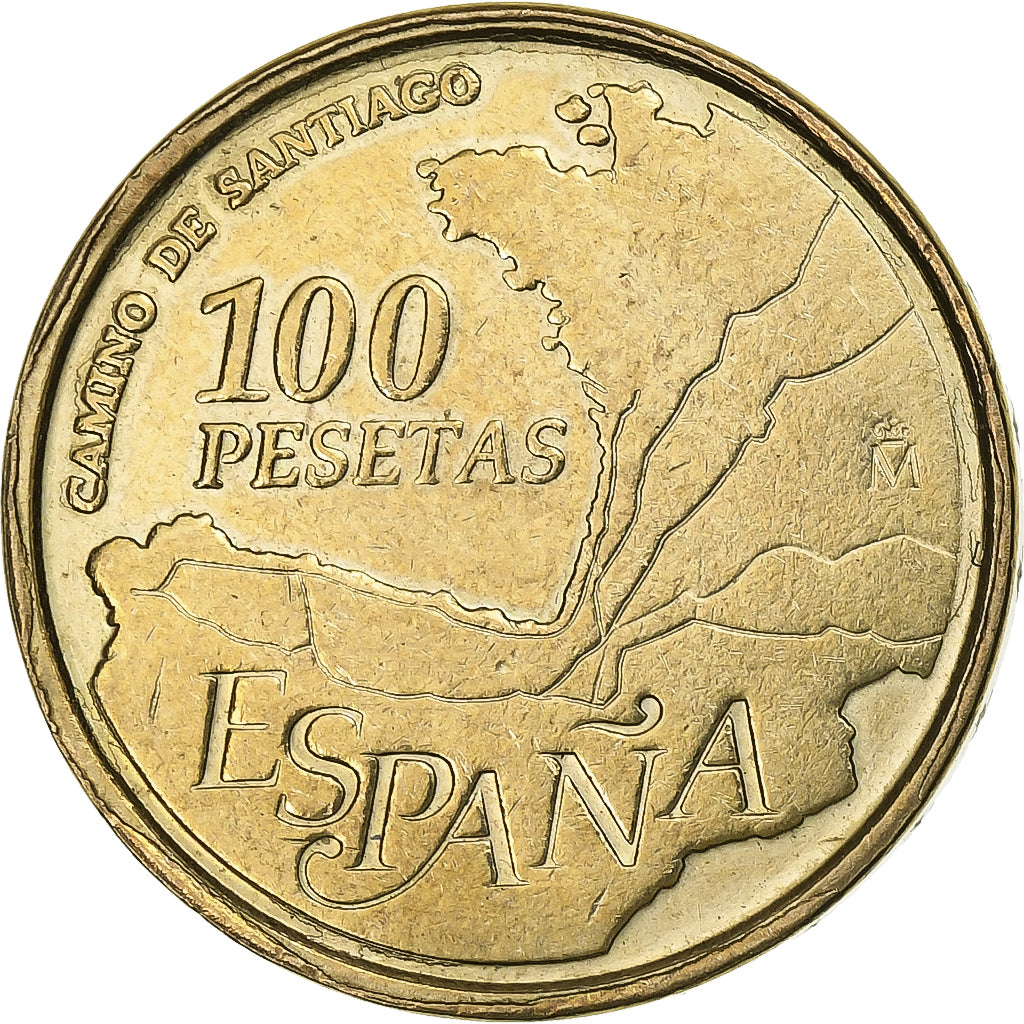 España, Juan Carlos I, 100 Pesetas, 1993, Madrid, Aluminio - bronce, EBC