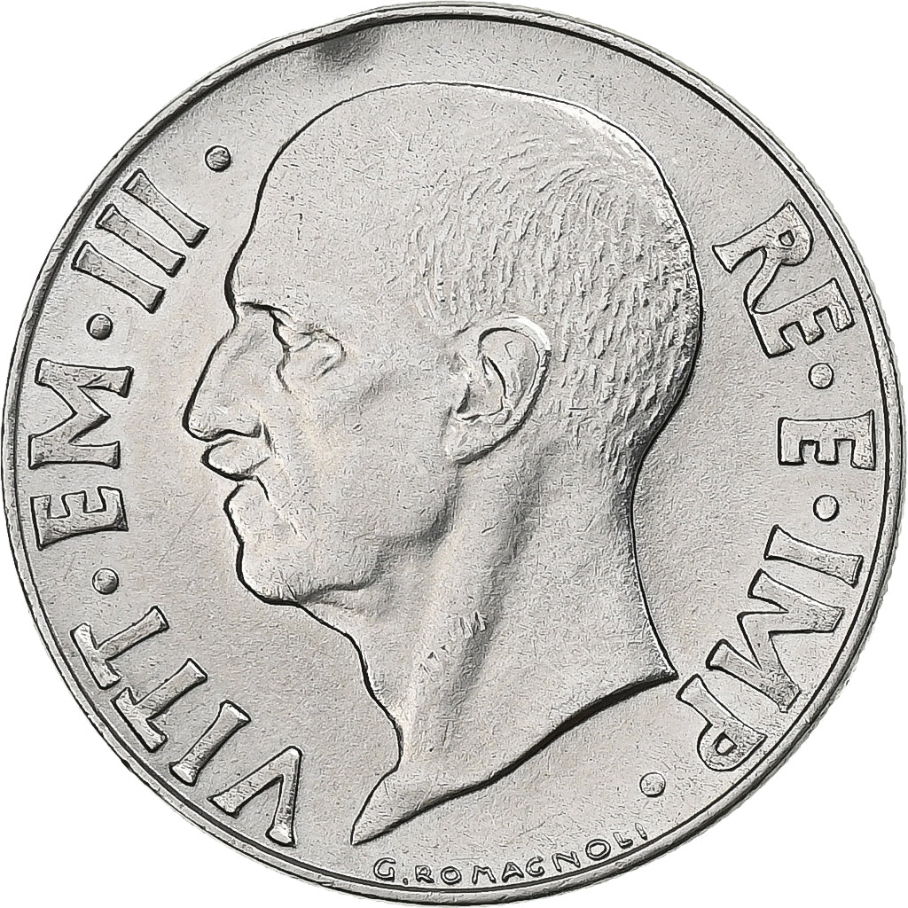 Italie, Victor-Emmanuel III, 20 Centesimi, 1941, Rome, Acier inoxydable, SUP