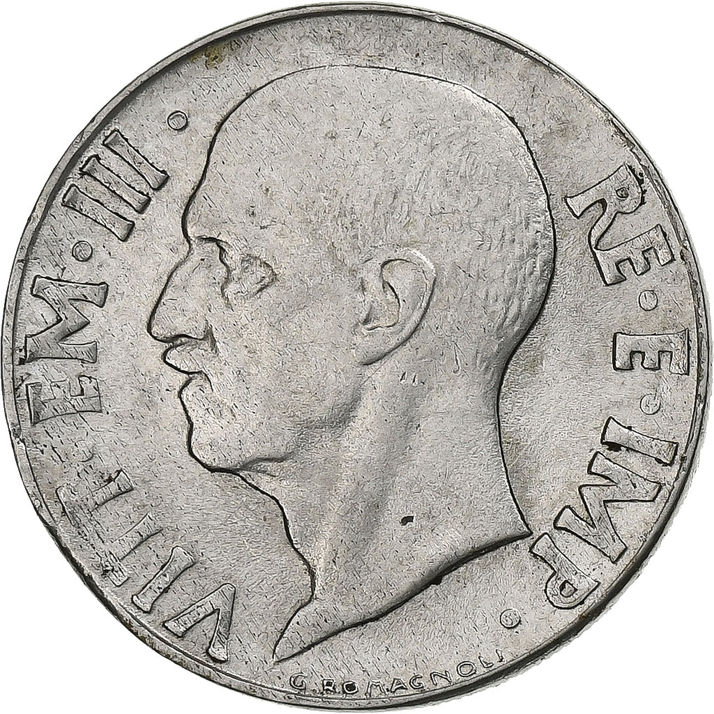 Italië, Vittorio Emanuele III, 20 Centesimi, 1940, Rome, Stainless Steel, ZF+