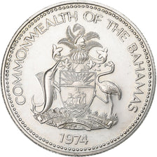 Bahamas, Élisabeth II, 50 Cents, 1974, Franklin Mint, Cupro-nickel, SUP, KM:64