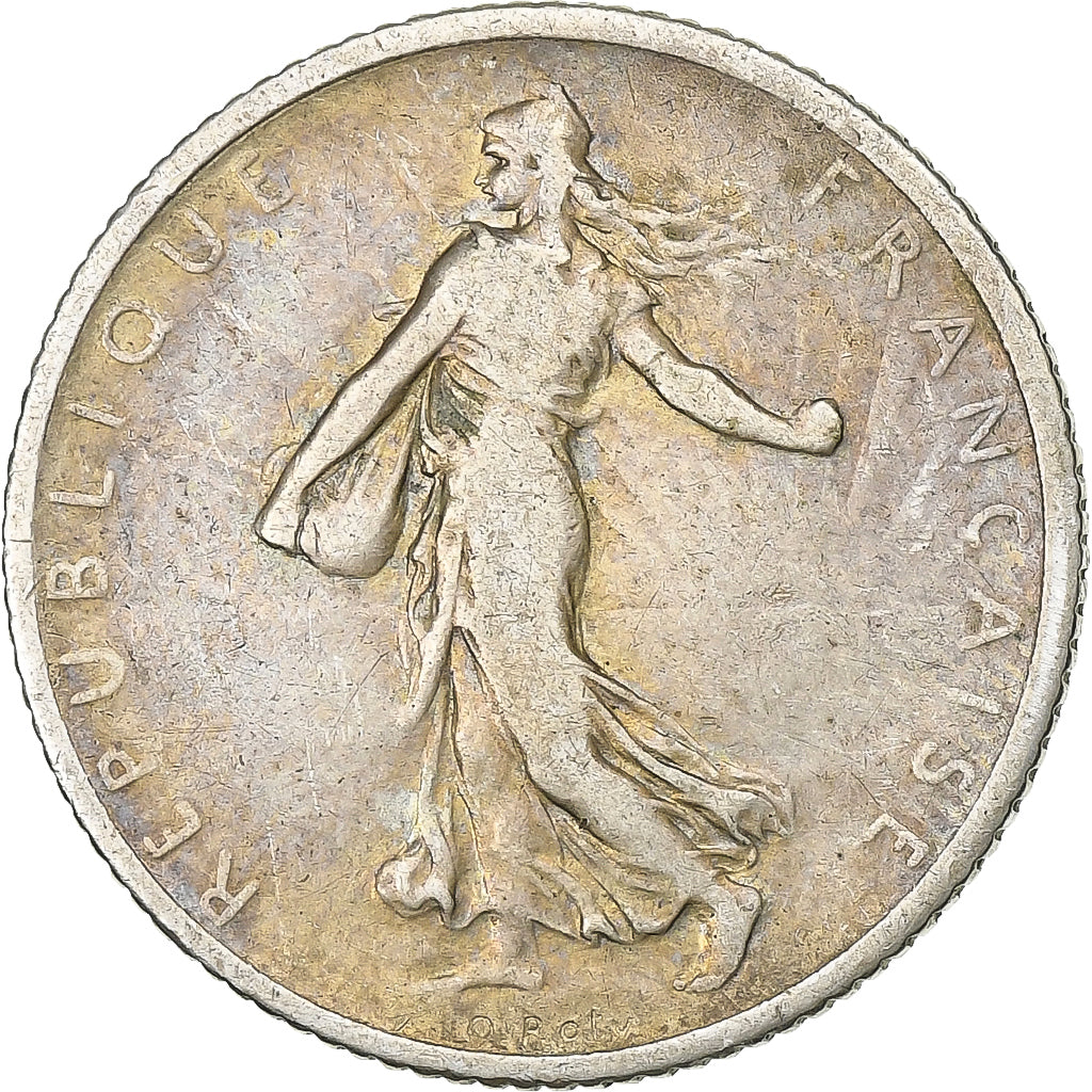 Francia, Franc, Semeuse, 1906, Paris, Argento, B+, Gadoury:467, KM:844.1