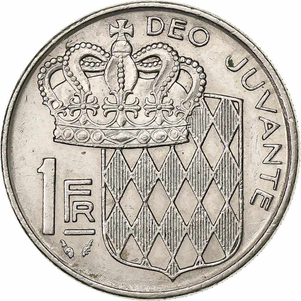 Mónaco, Rainier III, Franc, 1982, Níquel, MBC+, Gadoury:MC 150, KM:140