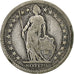 Switzerland, 2 Francs, 1875, Bern, Silver, VF(20-25), KM:21