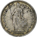 Schweiz, Franc, 1905, Bern, Silber, S+, KM:24