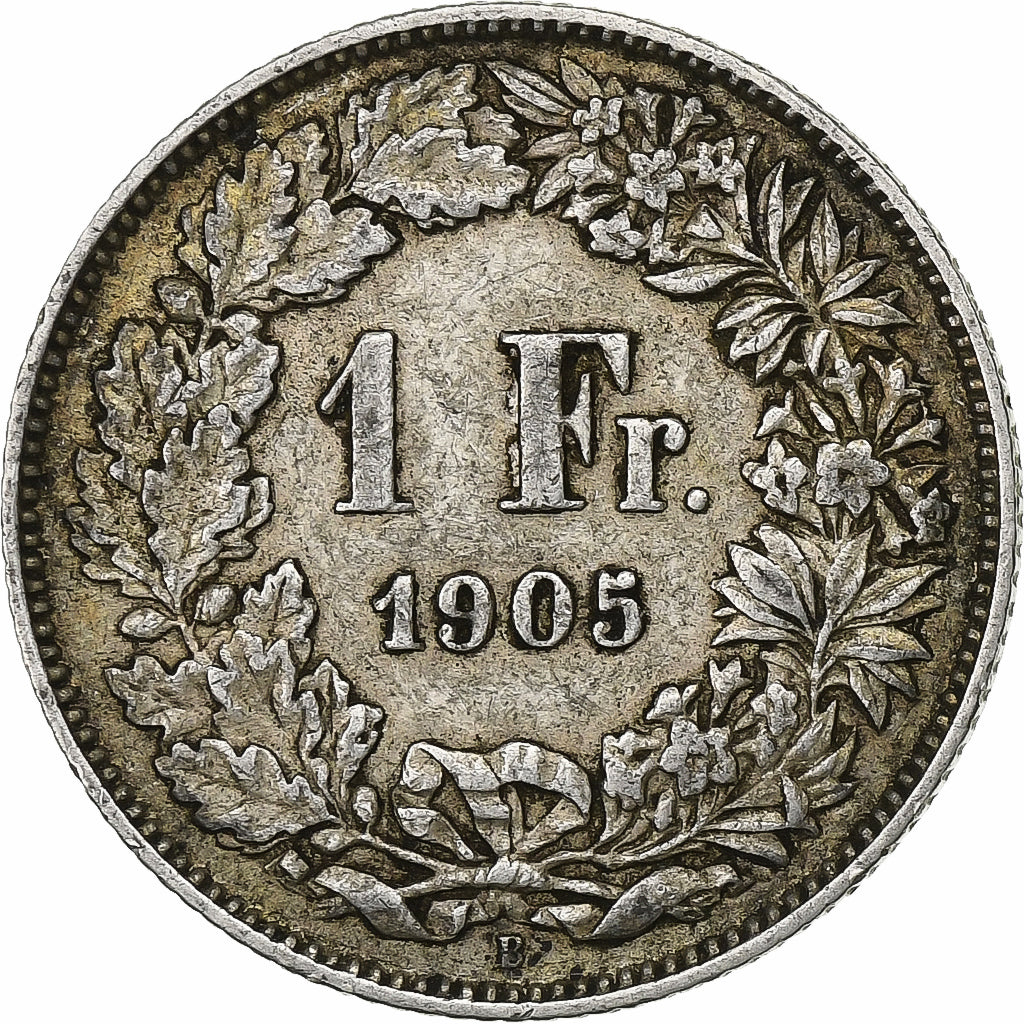 Schweiz, Franc, 1905, Bern, Silber, S+, KM:24