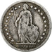 Schweiz, Franc, 1876, Bern, Silber, S, KM:24