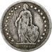Schweiz, Franc, 1876, Bern, Silber, S, KM:24