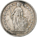 Szwajcaria, Franc, 1916, Bern, Srebro, EF(40-45), KM:24