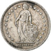 Schweiz, Franc, 1916, Bern, Silber, SS, KM:24