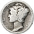 United States, Dime, Mercury, 1918, U.S. Mint, Silver, F(12-15), KM:140