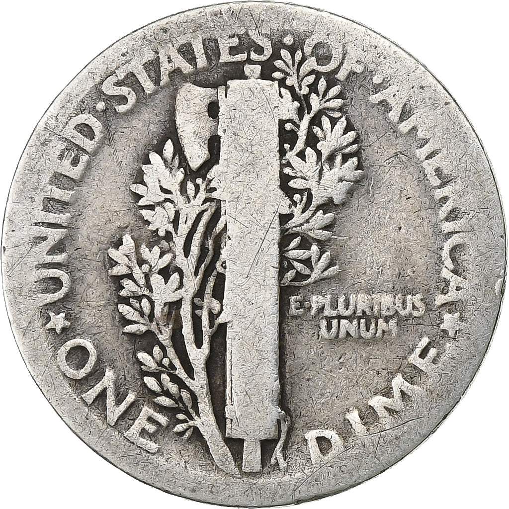 Vereinigte Staaten, Dime, Mercury, 1918, U.S. Mint, Silber, SGE+, KM:140