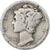 United States, Dime, Mercury, 1920, U.S. Mint, Silver, VF(20-25), KM:140