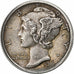United States, Dime, Mercury, 1916, U.S. Mint, Silver, EF(40-45), KM:140