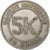 CONGO, DEMOCRATIC REPUBLIC, 5 Makuta, 1967, Copper-nickel, EF(40-45), KM:9