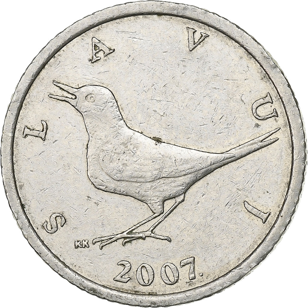 Croatie, Kuna, 2007, Cuivre-Nickel-Zinc (Maillechort), TTB, KM:9.1