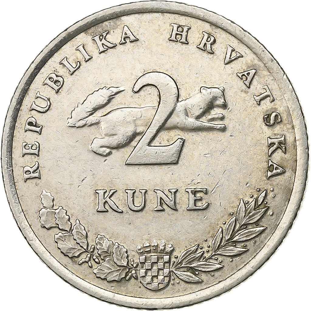 Croatie, 2 Kune, 2009, Cuivre-Nickel-Zinc (Maillechort), TTB, KM:10