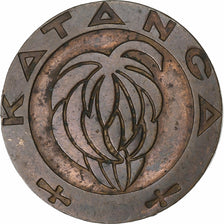 Katanga, Franc, 1961, Bronze, EF(40-45), KM:1