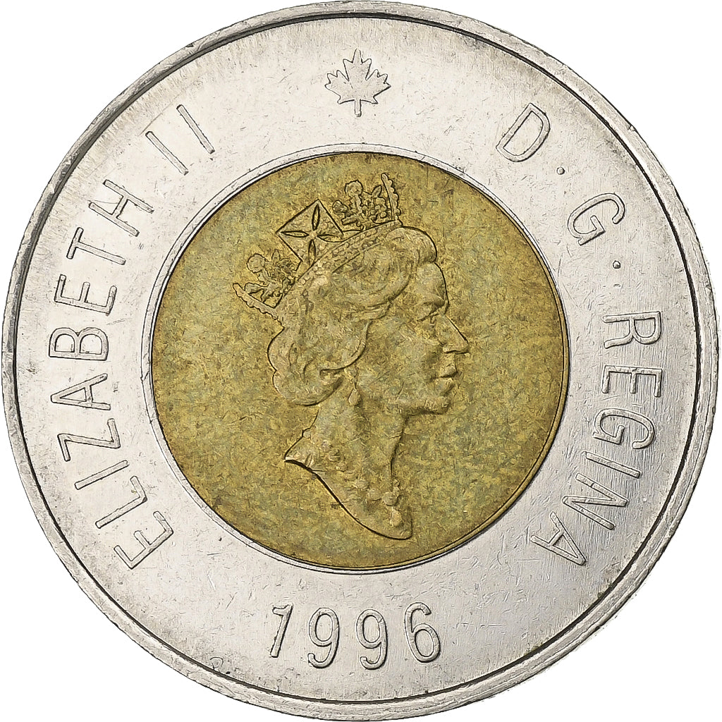 Kanada, Elizabeth II, 2 Dollars, 1996, Royal Canadian Mint, Bi-Metallic, SS+