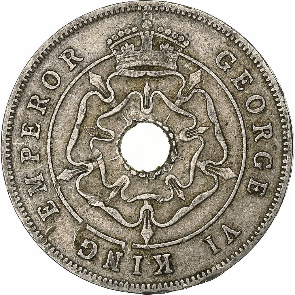 Południowa Rodezja, George VI, Penny, 1940, British Royal Mint, Miedź-Nikiel