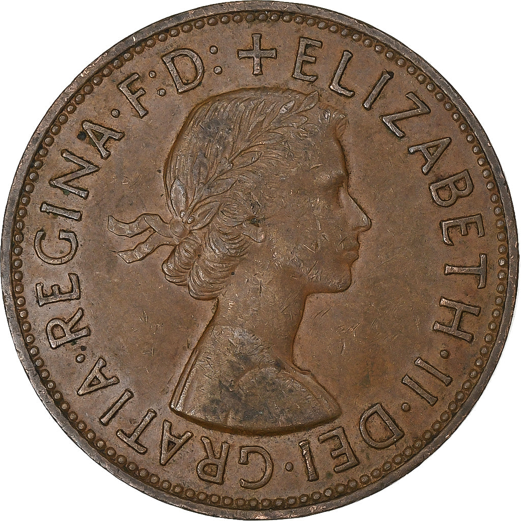 Großbritannien, Elizabeth II, Penny, 1964, Bronze, SS, KM:897