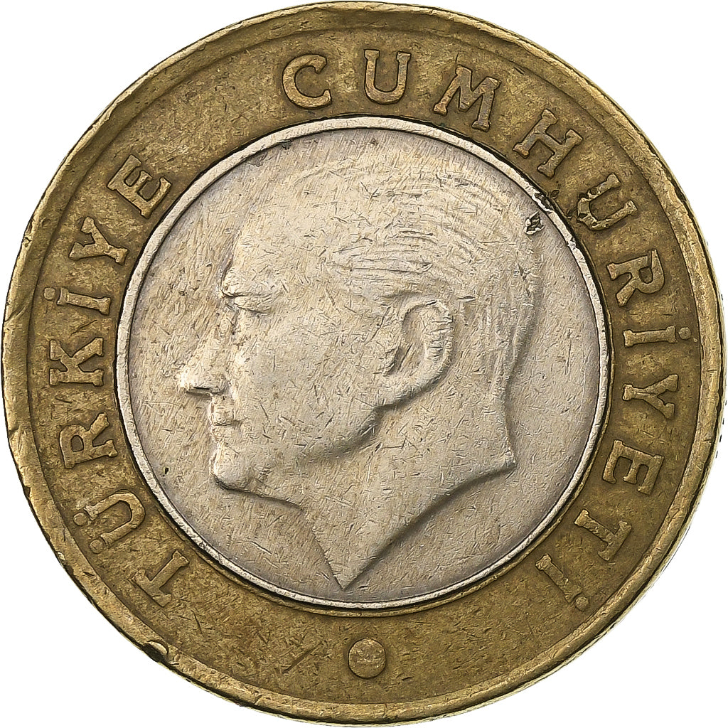Turquie, Lira, 2010, Istanbul, Bimétallique, TTB, KM:1244