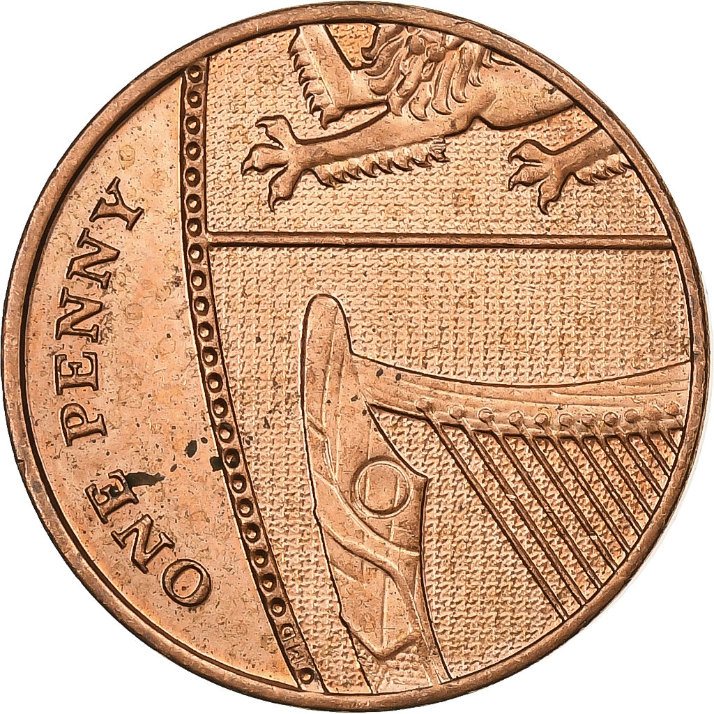 Grande-Bretagne, Élisabeth II, Penny, 2013, Cuivre plaqué acier, SUP, KM:1107