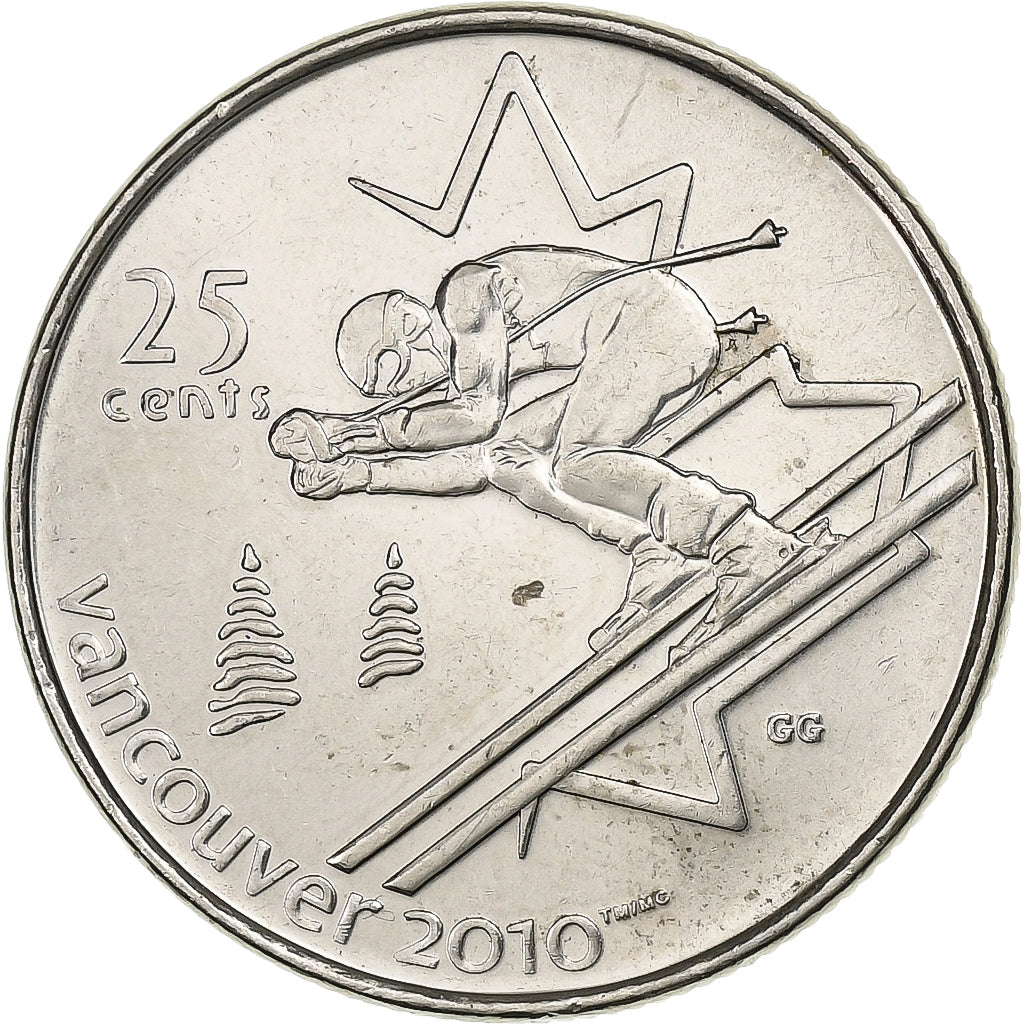 Canada, Elizabeth II, 25 Cents, 2007, Royal Canadian Mint, Nickel plated steel