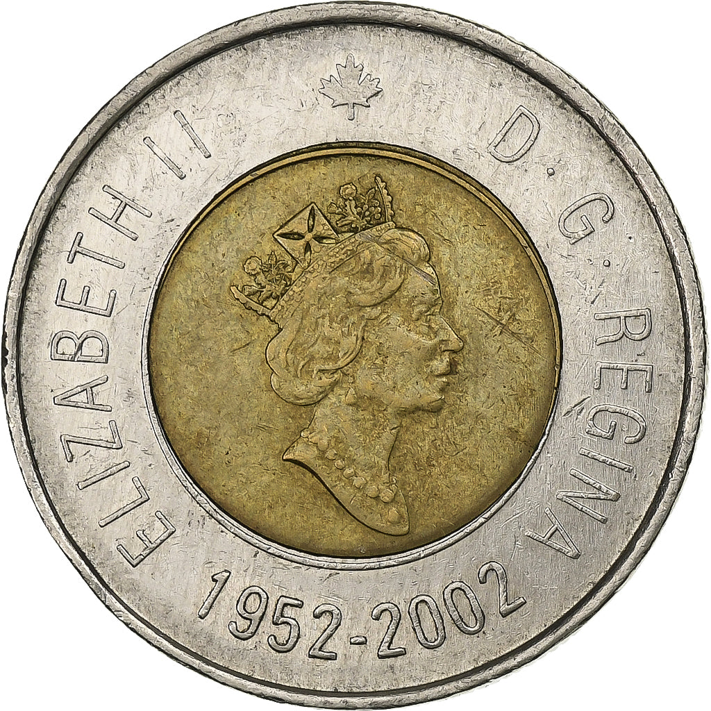 Canada, Elizabeth II, 2 Dollars, 2002, Royal Canadian Mint, Bi-Metallic, ZF