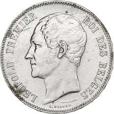 Belgique, Leopold I, 5 Francs, 5 Frank, 1851, Bruxelles, Argent, TTB, KM:17