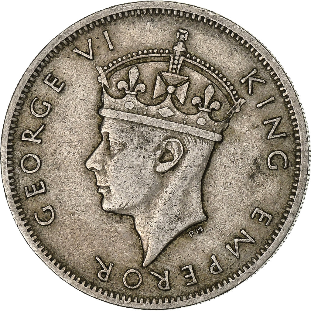 Rhodesia del Sud, George VI, 2 Shillings, 1947, Rame-nichel, BB, KM:19b