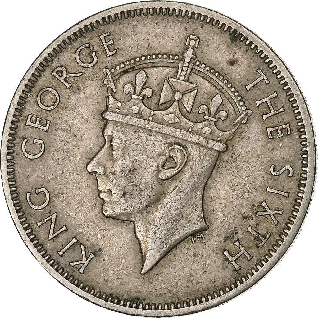 Rhodesia del Sud, George VI, 2 Shillings, 1952, Rame-nichel, BB, KM:23