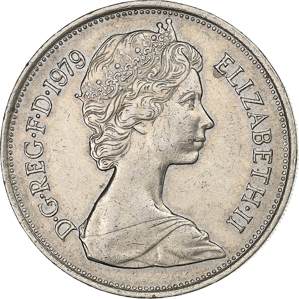 Great Britain, Elizabeth II, 10 New Pence, 1979, Copper-nickel, AU(50-53)