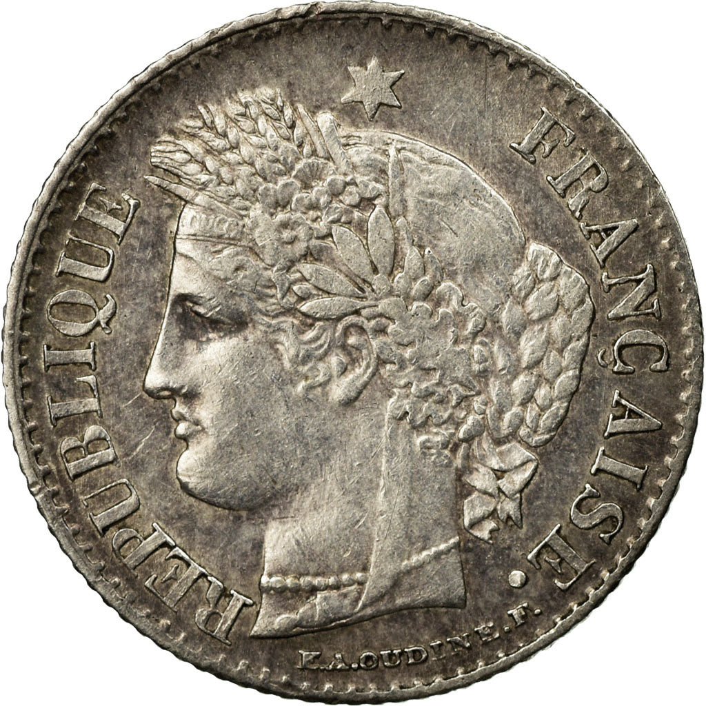 Coin, France, Cérès, 20 Centimes, 1850, Paris, AU(50-53), Silver, KM:758.1