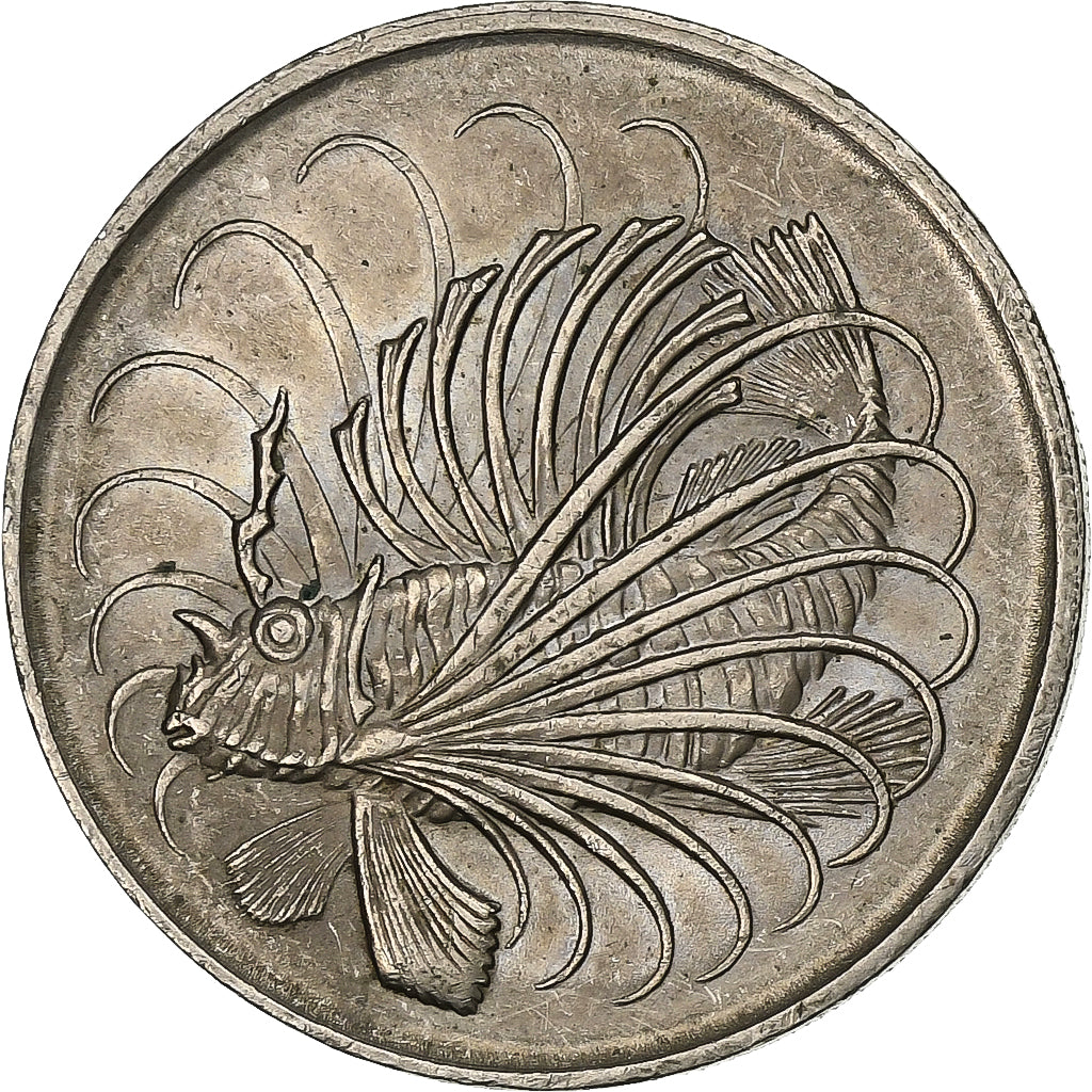 Singapur, 50 Cents, 1971, Singapore Mint, Miedź-Nikiel, AU(50-53), KM:5