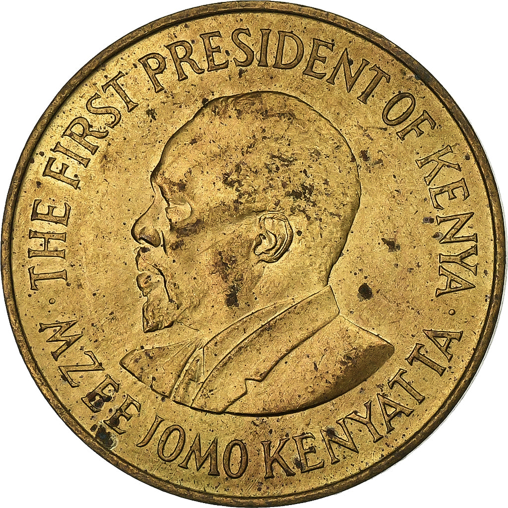 Kenya, 10 Cents, 1978, Nickel-brass, AU(50-53), KM:11