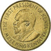 Kenya, 5 Cents, 1978, British Royal Mint, Nickel-brass, EF(40-45), KM:10