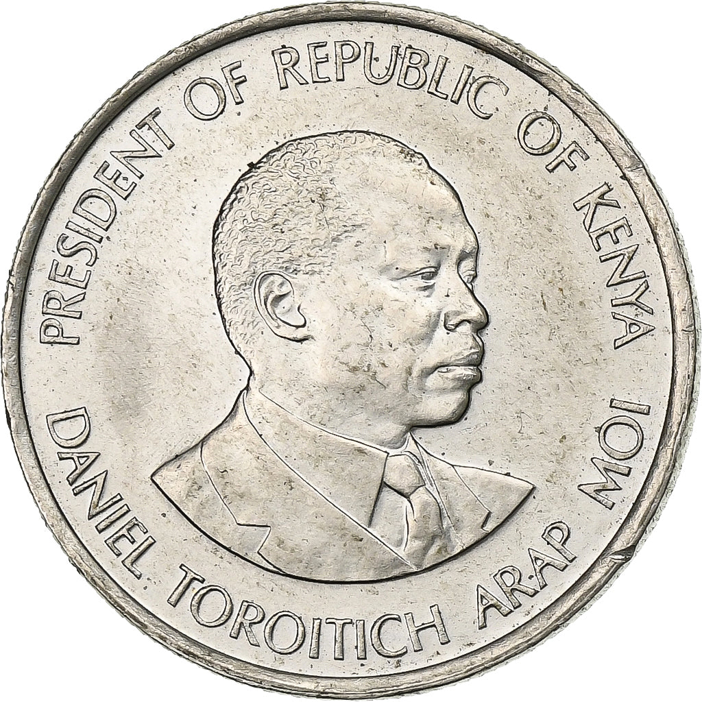 Kenia, 50 Cents, 1980, British Royal Mint, Miedź-Nikiel, AU(50-53), KM:19