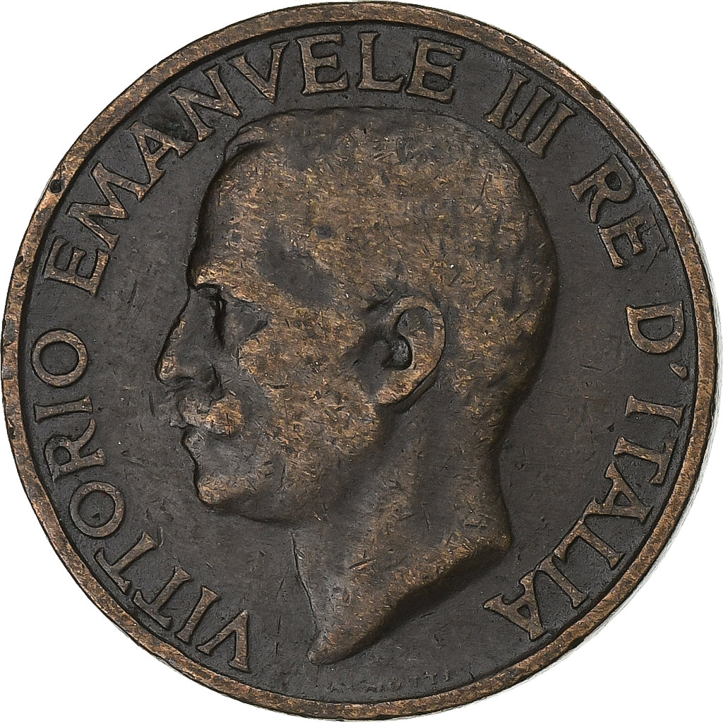 Italie, Victor-Emmanuel III, 10 Centesimi, 1928, Rome, Bronze, TTB, KM:60