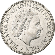 Holandia, Juliana, Gulden, 1969, Nikiel, AU(50-53), KM:184a
