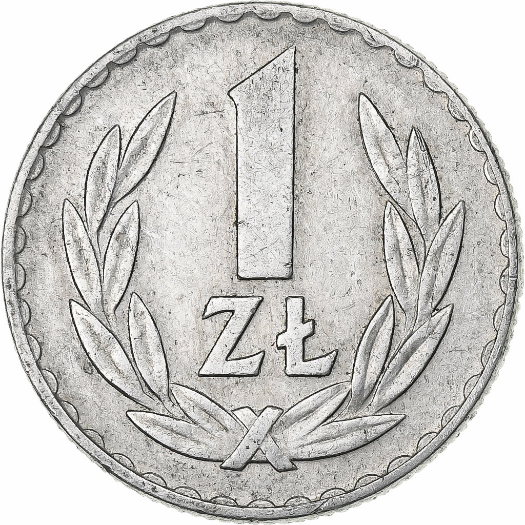 Polonia, Zloty, 1973, Warsaw, Alluminio, BB, KM:49.1