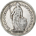 Schweiz, Franc, 1912, Bern, Silber, S+, KM:24
