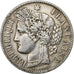 France, 2 Francs, Cérès, 1887, Paris, Silver, EF(40-45), Gadoury:530, KM:817.1