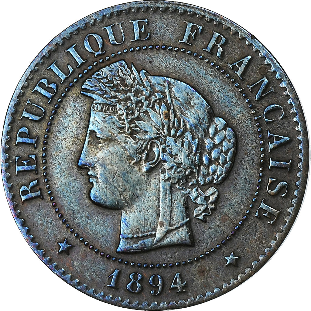 Frankrijk, Centime, Cérès, 1894, Paris, Bronzen, ZF, Gadoury:88, KM:826.1